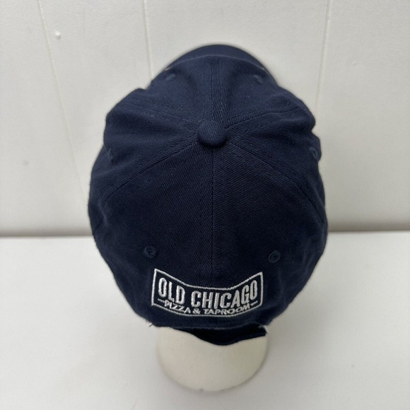 Old Chicago World Beer Tour Hat Cap Blue Strapback Adjustable Embroidered - Picture 3 of 10